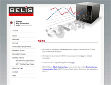 Tablet Screenshot of belis.bilgi.edu.tr