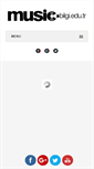 Mobile Screenshot of music.bilgi.edu.tr