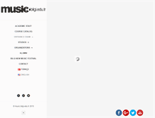 Tablet Screenshot of music.bilgi.edu.tr