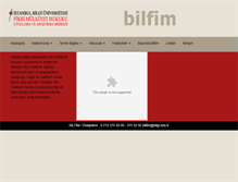 Tablet Screenshot of bilfim.bilgi.edu.tr